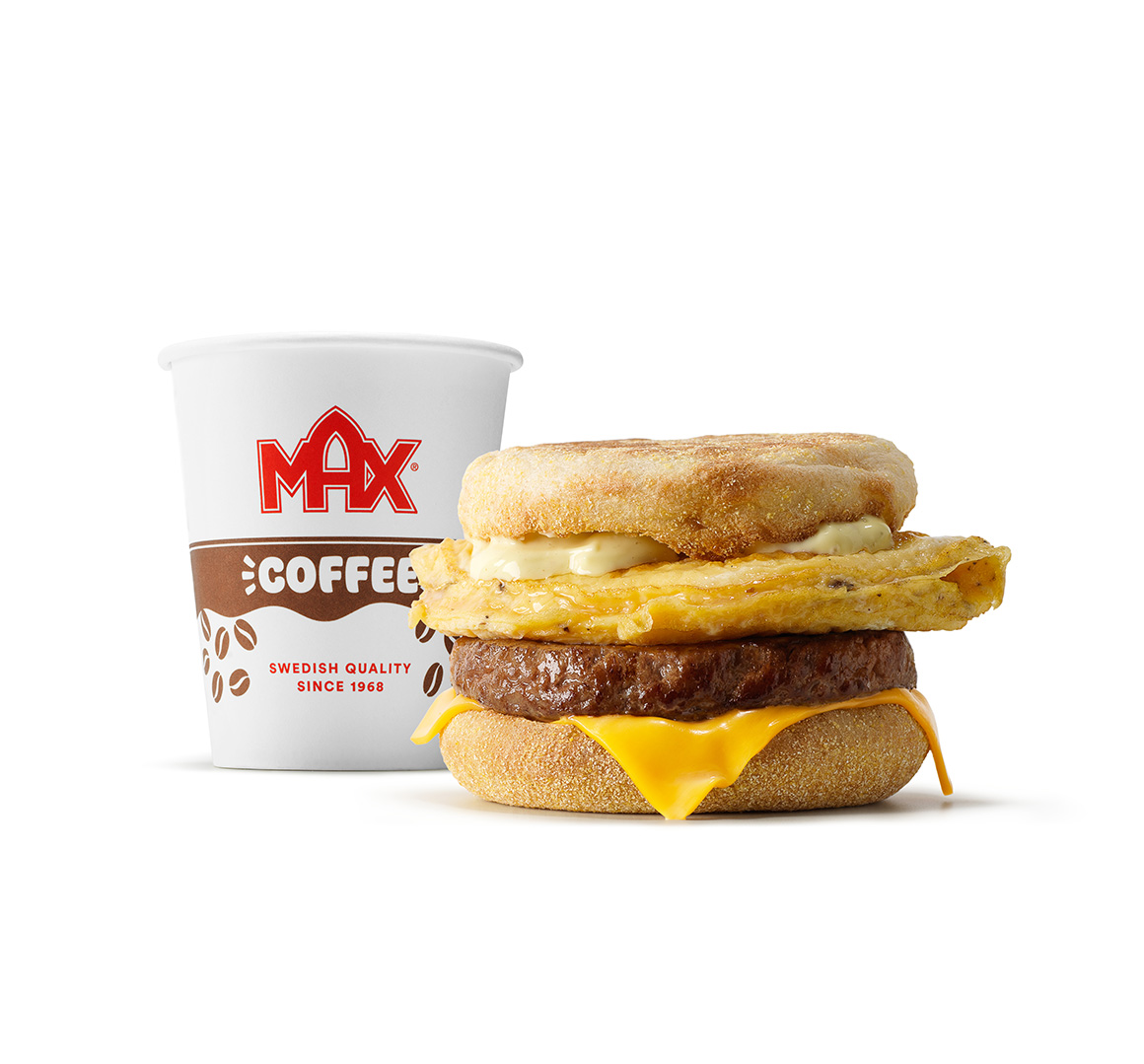 Muffin 'n' Egg Cheddar & Beef w zestawie