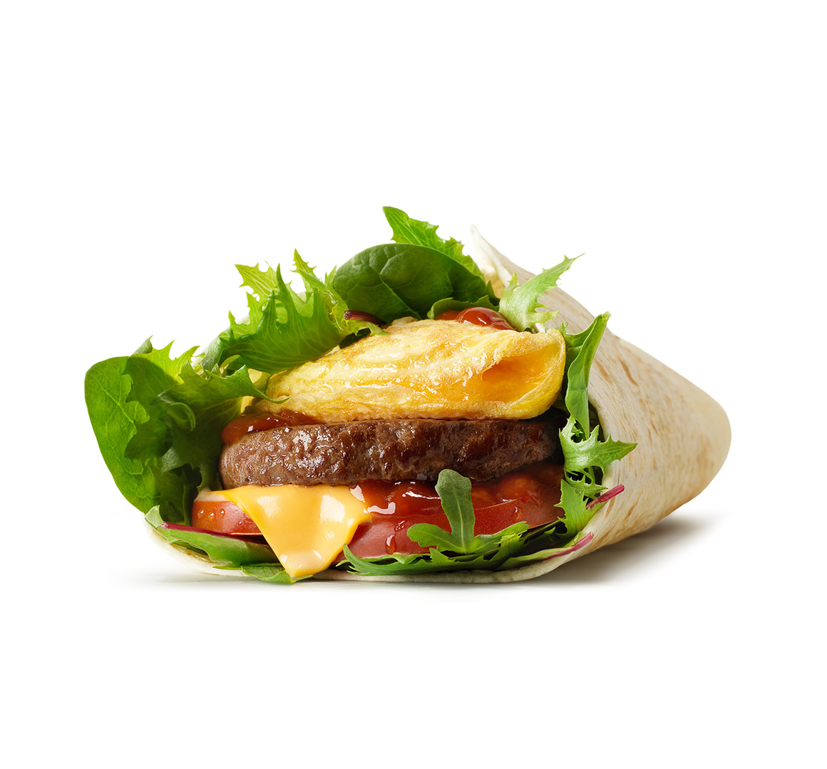 Morning Wrap Omelette & Beef