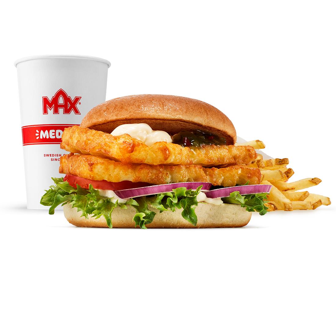 Double Maxoumi Burger w zestawie